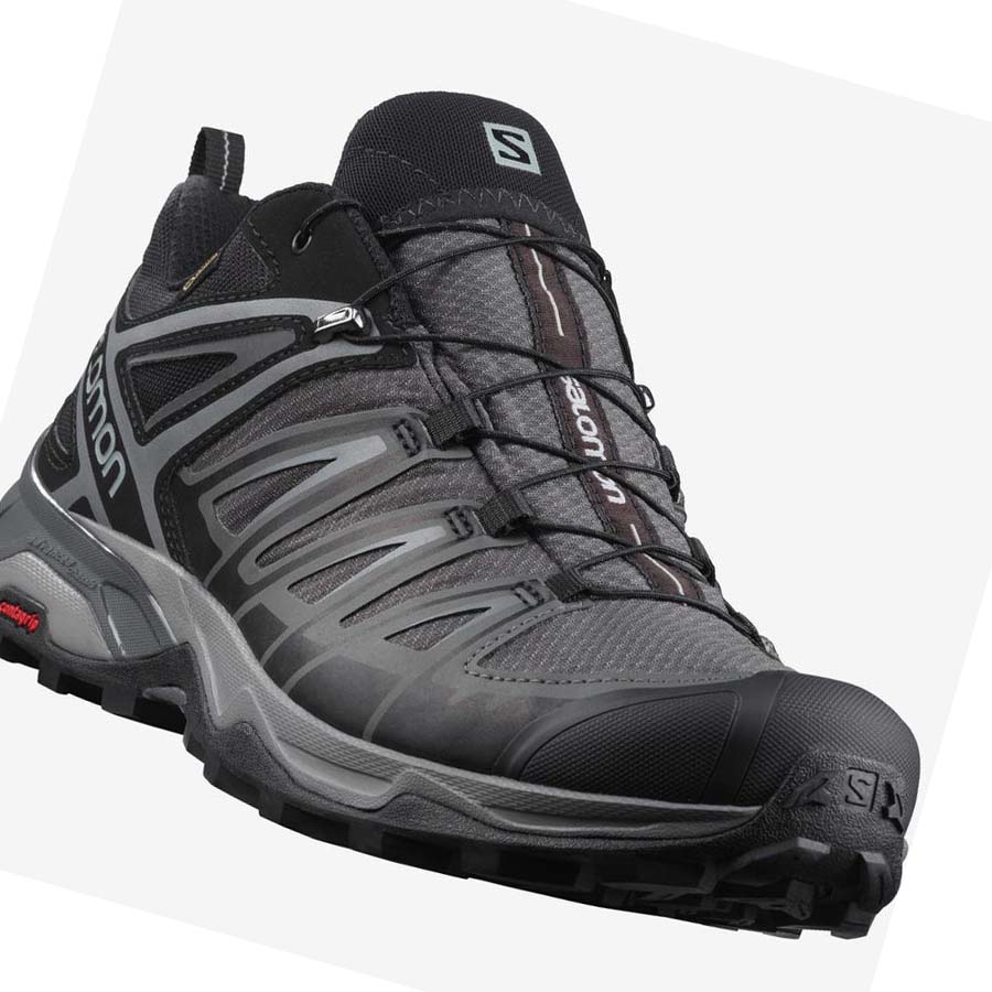 Salomon X ULTRA 3 GORE-TEX Erkek Yürüyüş Ayakkabısı Gri | TR 3604FDN